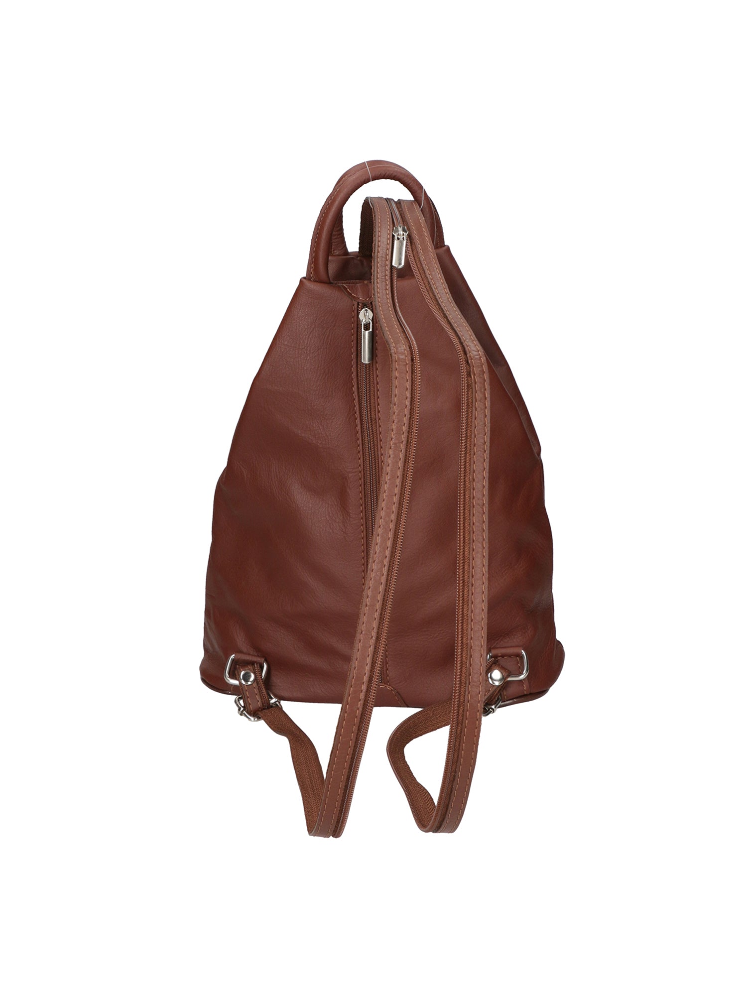 Erika Zaino da donna in vera pelle Casual 80072-MARRONE Chiara Ferretti