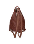 Erika Zaino da donna in vera pelle Casual 80072-MARRONE Chiara Ferretti