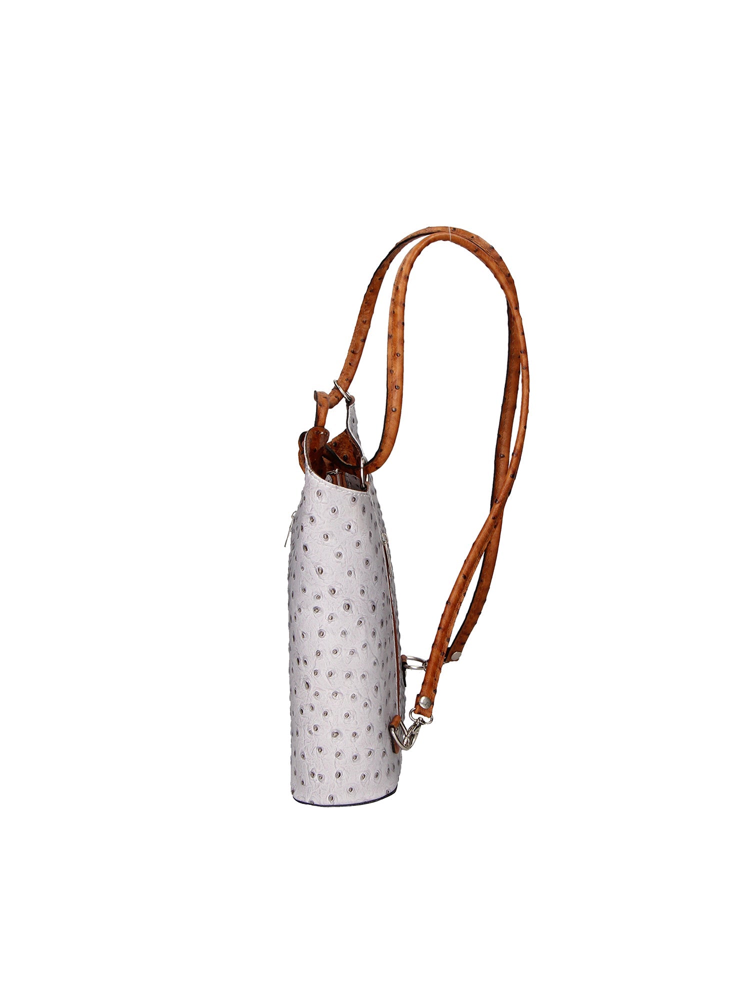 Chanel 3005-17 GRIGIO 06 CUOIO Zaino da donna in vera pelle Chiara Ferretti