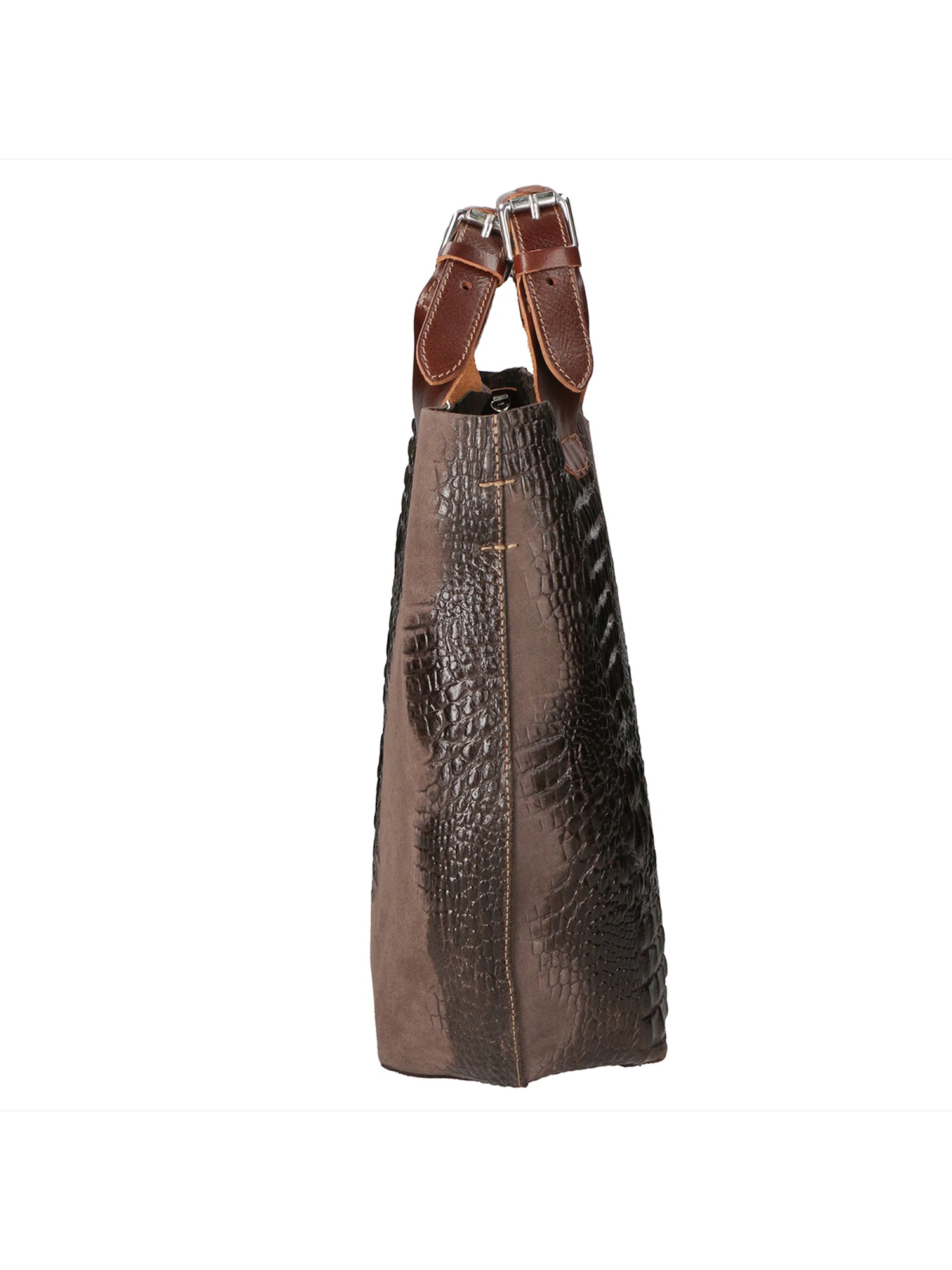 Eufemia Borsa a spalla da donna Pelle Croco Stampata 9007 1-T.MORO Chiara Ferretti