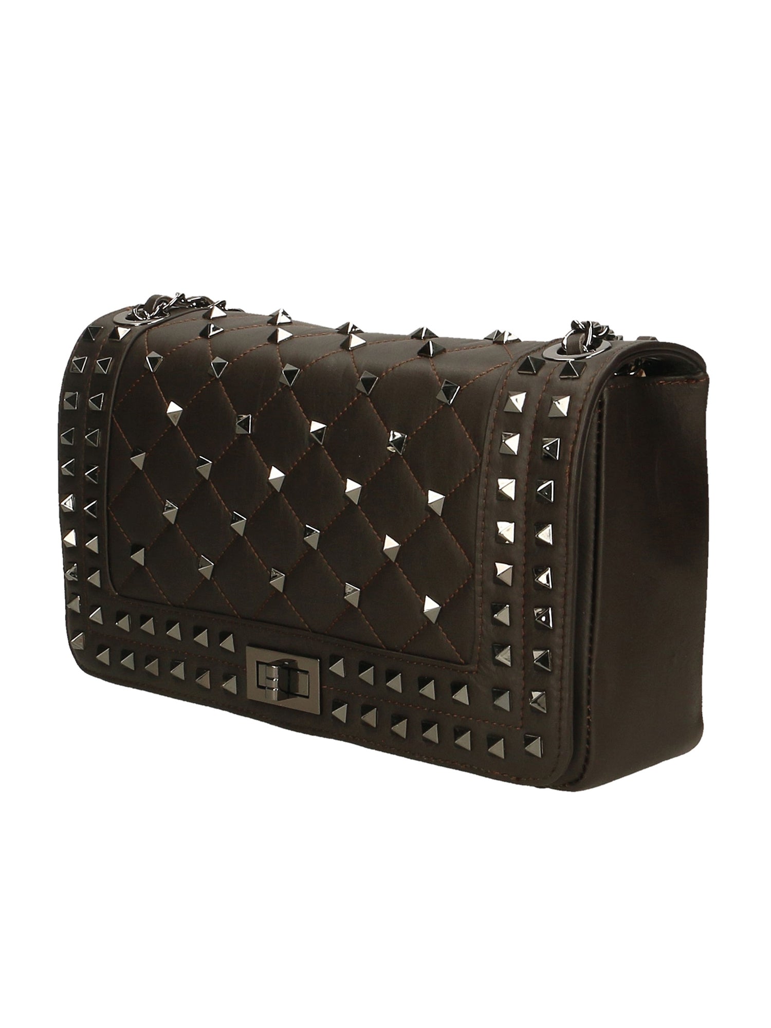 Erevan Borsa a tracolla donna Vera pelle 6589-T.MORO DARK BROWN Chiara Ferretti