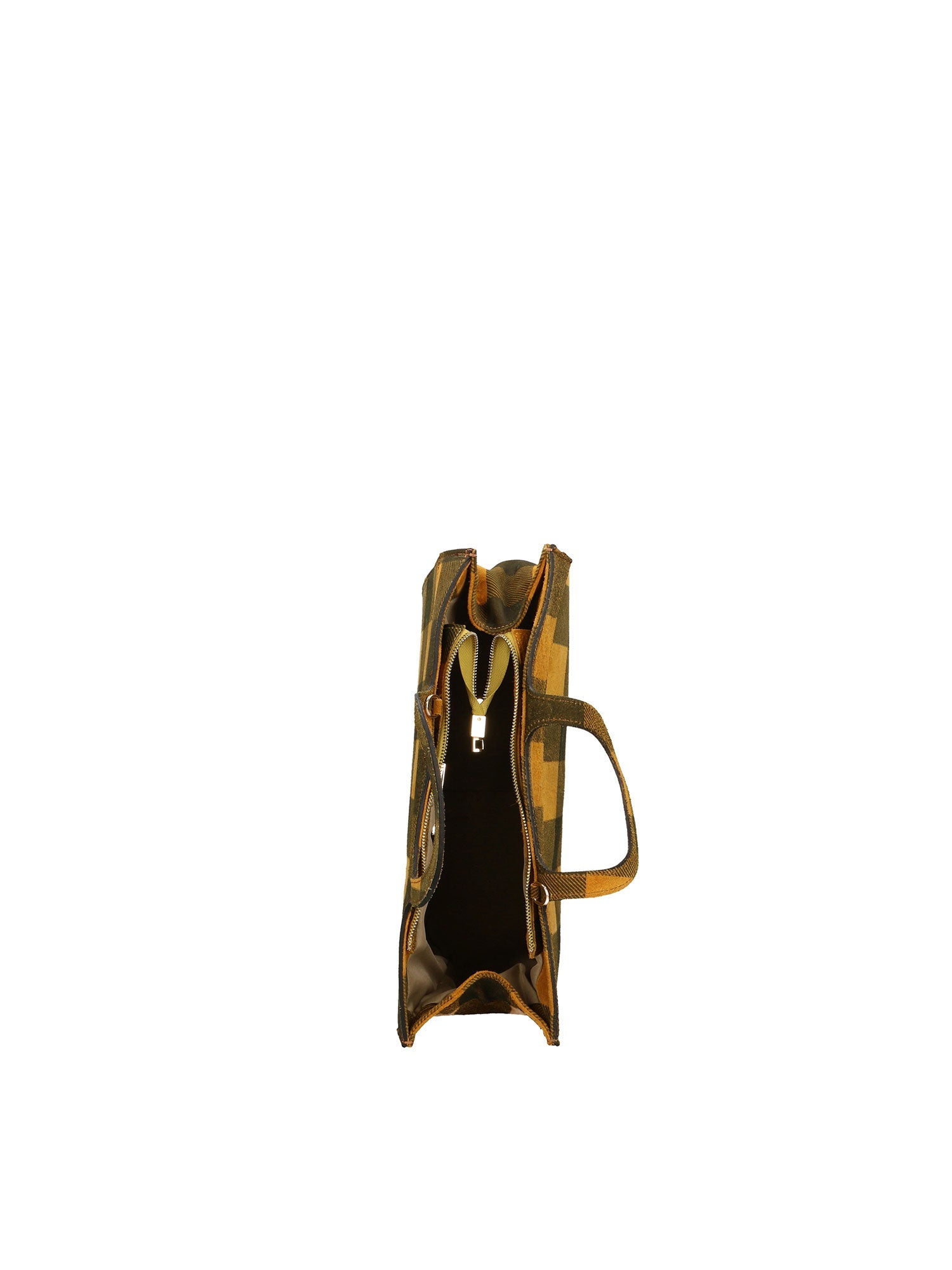 Ambrel Borsa a mano da donna Vera pelle 00660-047 SENAPE Chiara Ferretti