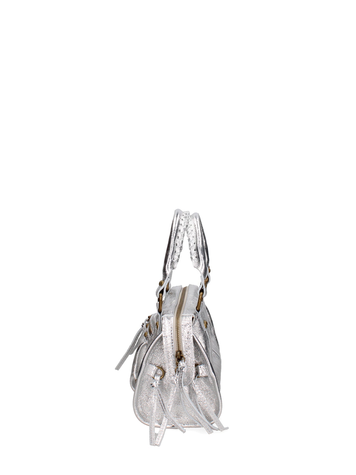 Solara Borsa a spalla da donna Vera pelle 06091 LM-L001 ARGENTO Chiara Ferretti