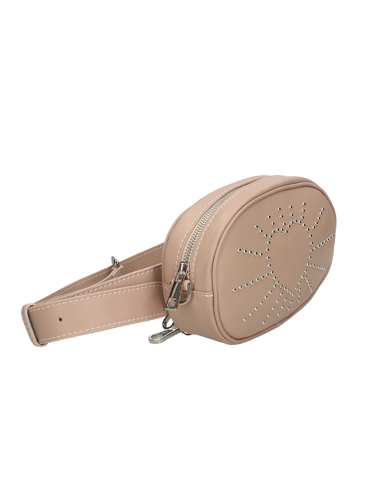 Maddalena Women's Genuine Leather Bum Bag Made in Italy 13x21x6 cm