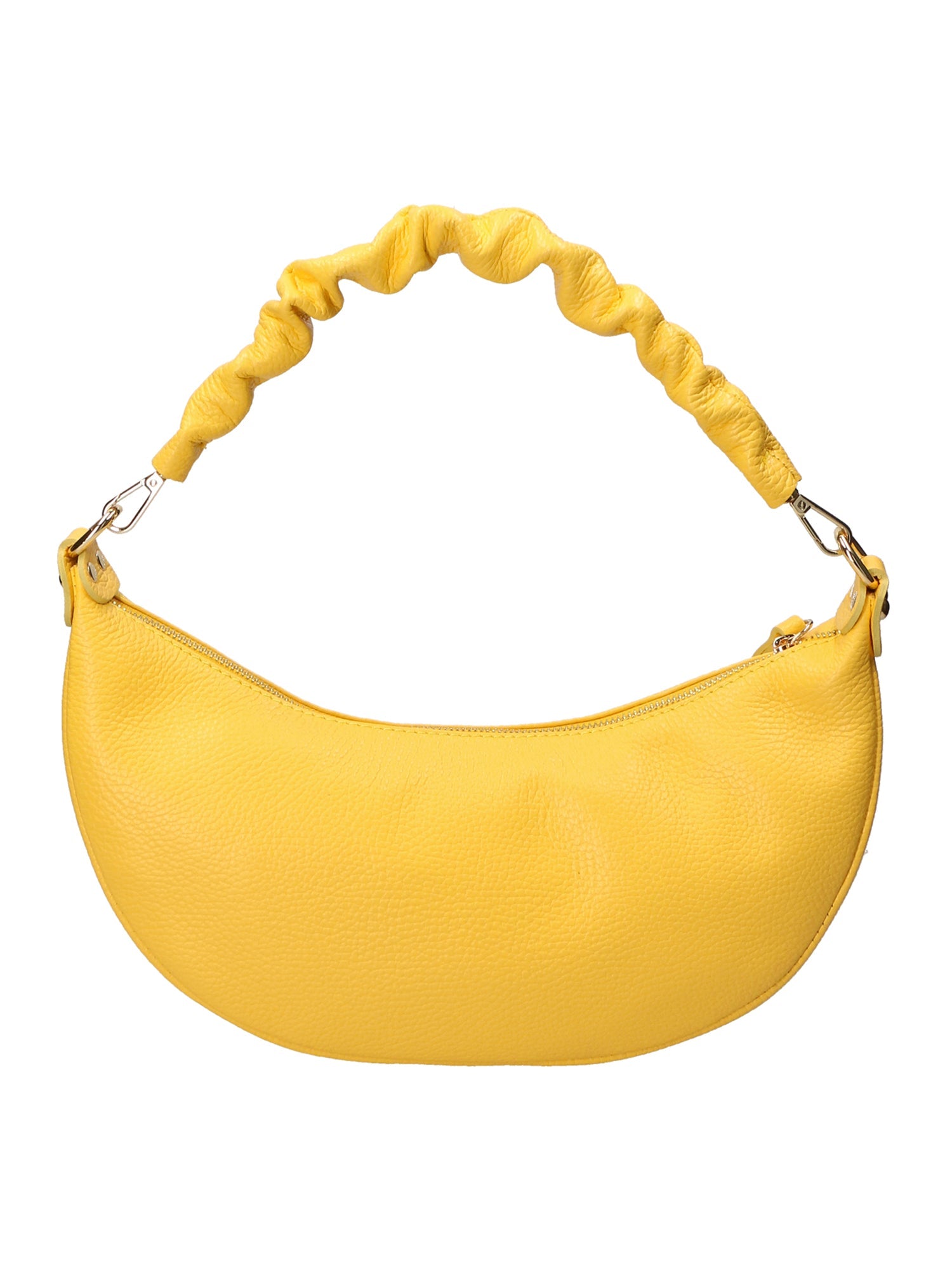 Ida Borsa a spalla da donna Vera pelle 05916-C65 GIALLO Chiara Ferretti