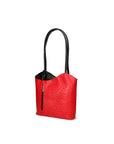 Chanel 3005-12 ROSSO SCURO 20 NERO Zaino da donna in vera pelle Chiara Ferretti