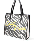 Zarina Borsa a spalla da donna Tela e Vera Pelle 5370-11-NERO Chiara Ferretti