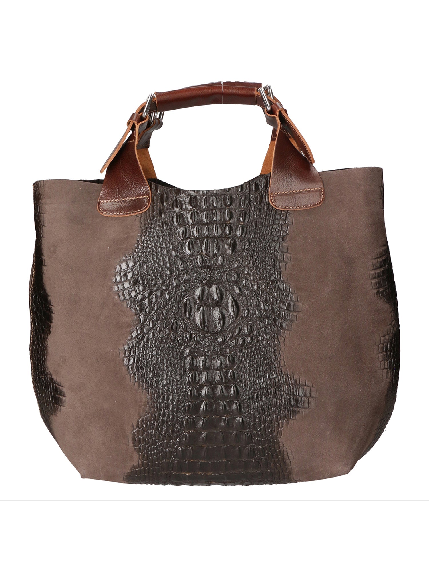 Eufemia Borsa a spalla da donna Pelle Croco Stampata 9007 1-T.MORO Chiara Ferretti