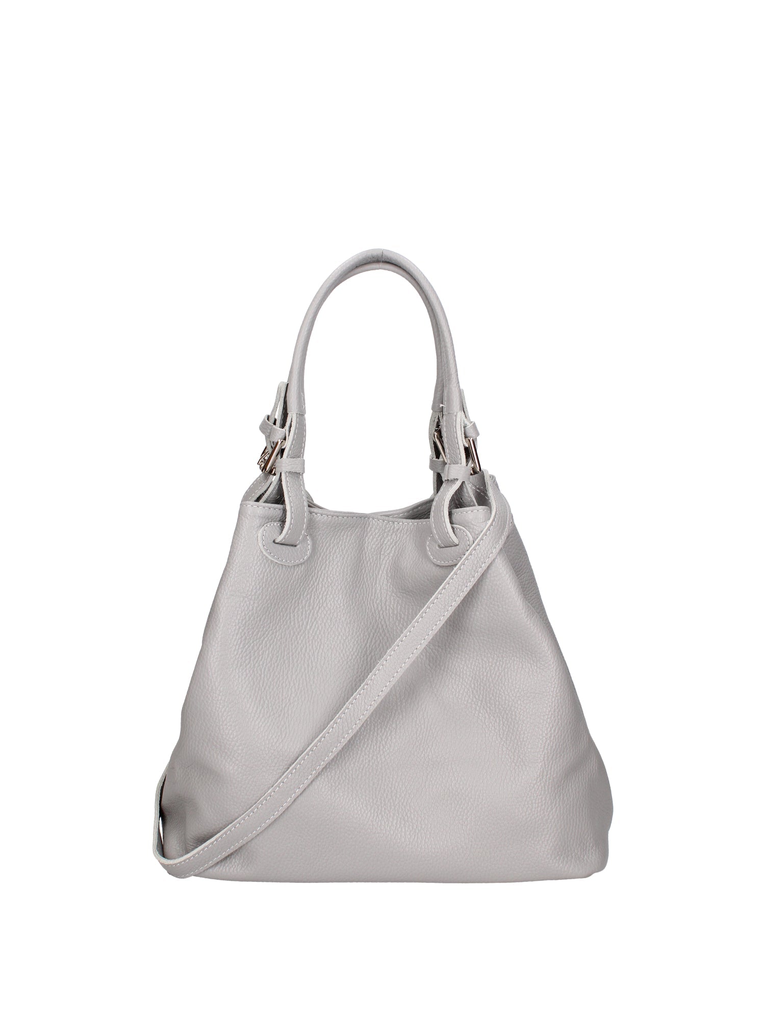 Borsa a spalla da donna In Vera pelle Made in Italy 29x32x17 cm