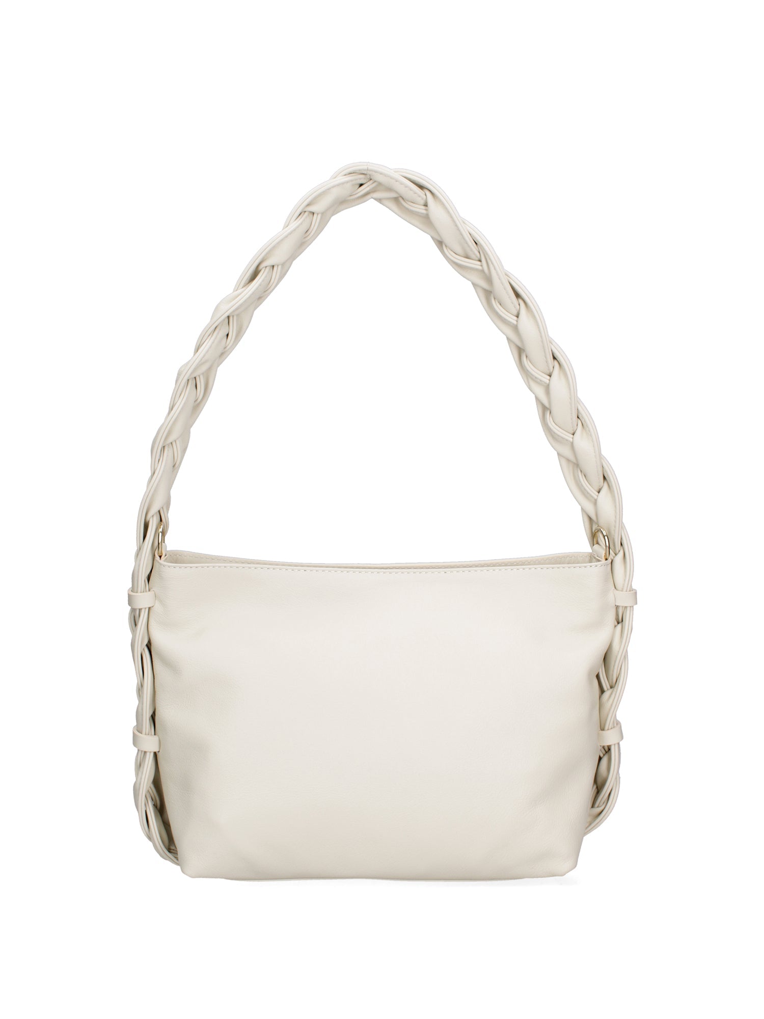 Damen-Schultertasche aus echtem Leder, hergestellt in Italien, 26 x 22 x 9 cm