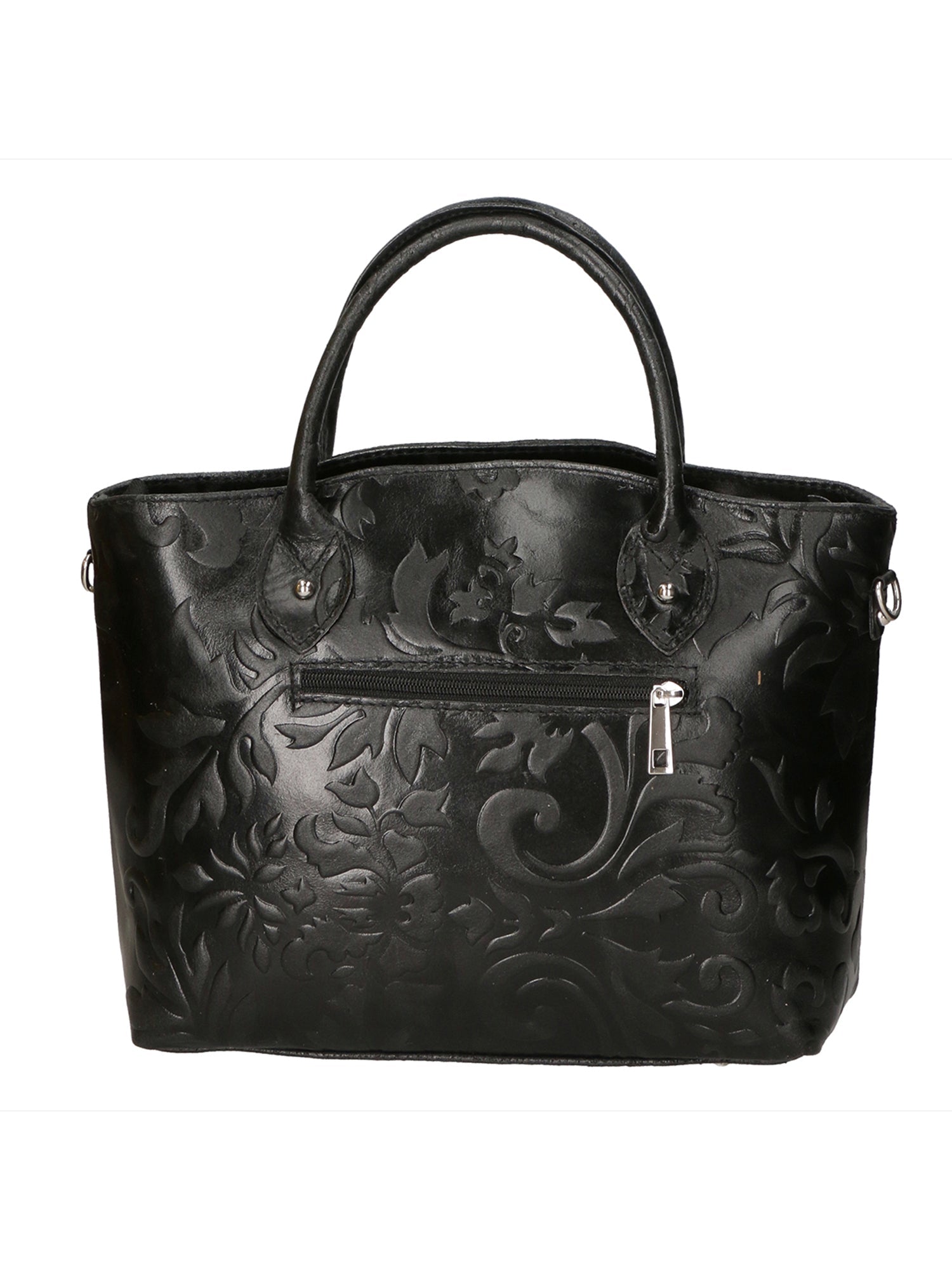 Enza Damenhandtasche aus echtem Leder, hergestellt in Italien, 27 x 32 x 13 cm