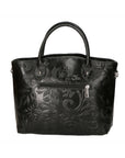 Enza Damenhandtasche aus echtem Leder, hergestellt in Italien, 27 x 32 x 13 cm