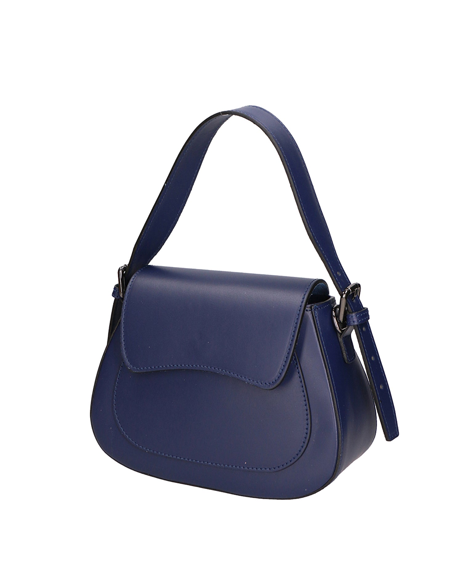 Valda Borsa a mano da donna Vera pelle 06523-L118 BLU Chiara Ferretti