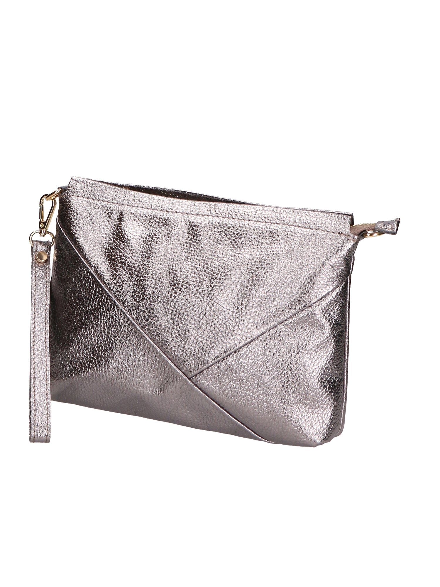Pochette da Donna Giorgia in Vera Pelle Made in Italy 19x27x2 cm