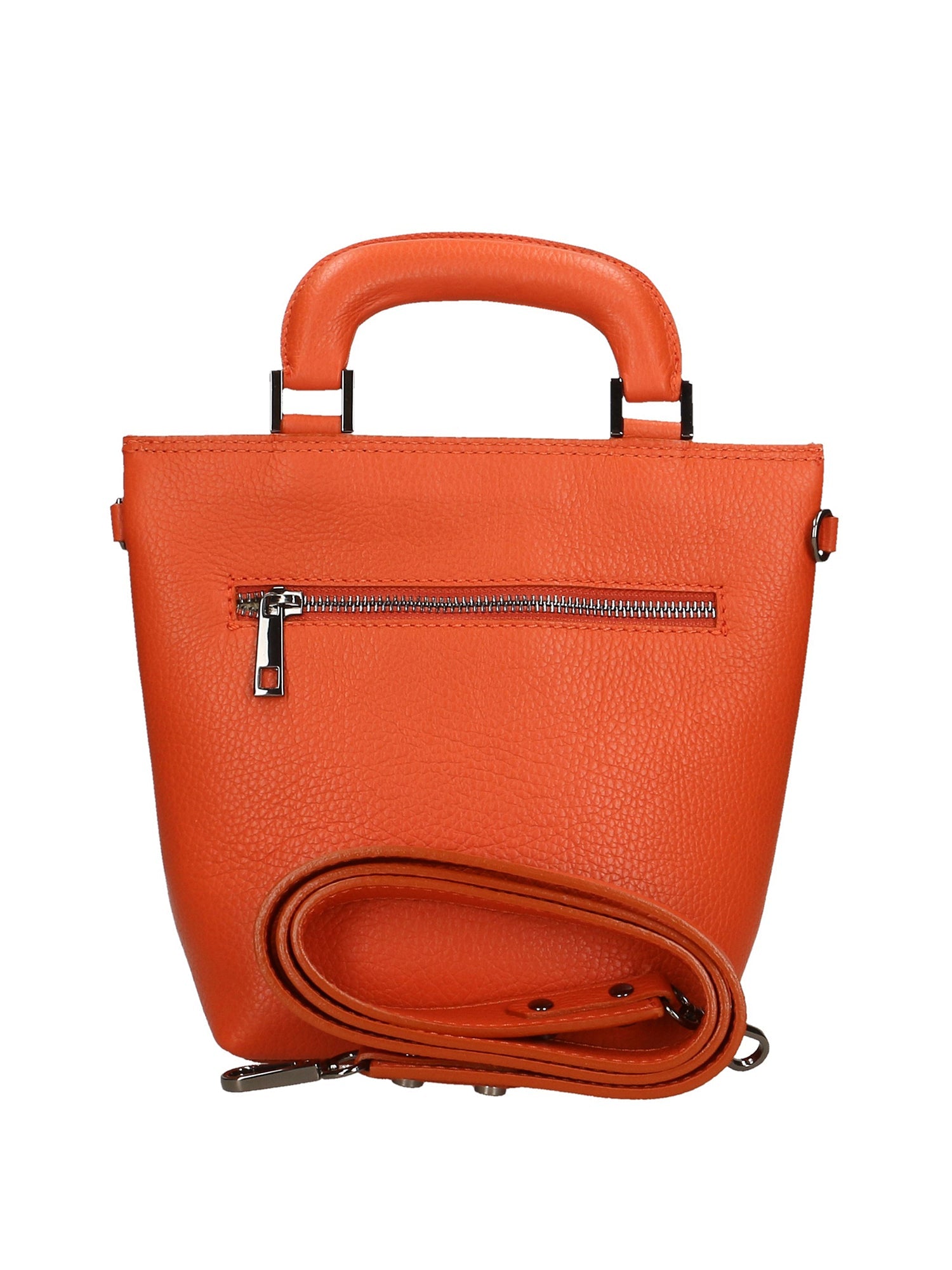 Luciana Borsa a mano da donna Vera pelle 02209-D35 PAPAYA PAPAYA Chiara Ferretti