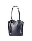 Fabiola Borsa a spalla da donna 100% pelle 9039-BLU Chiara Ferretti