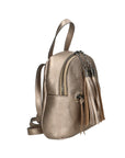 Morgana Damenrucksack aus echtem Leder, hergestellt in Italien, 16 x 17 x 5 cm