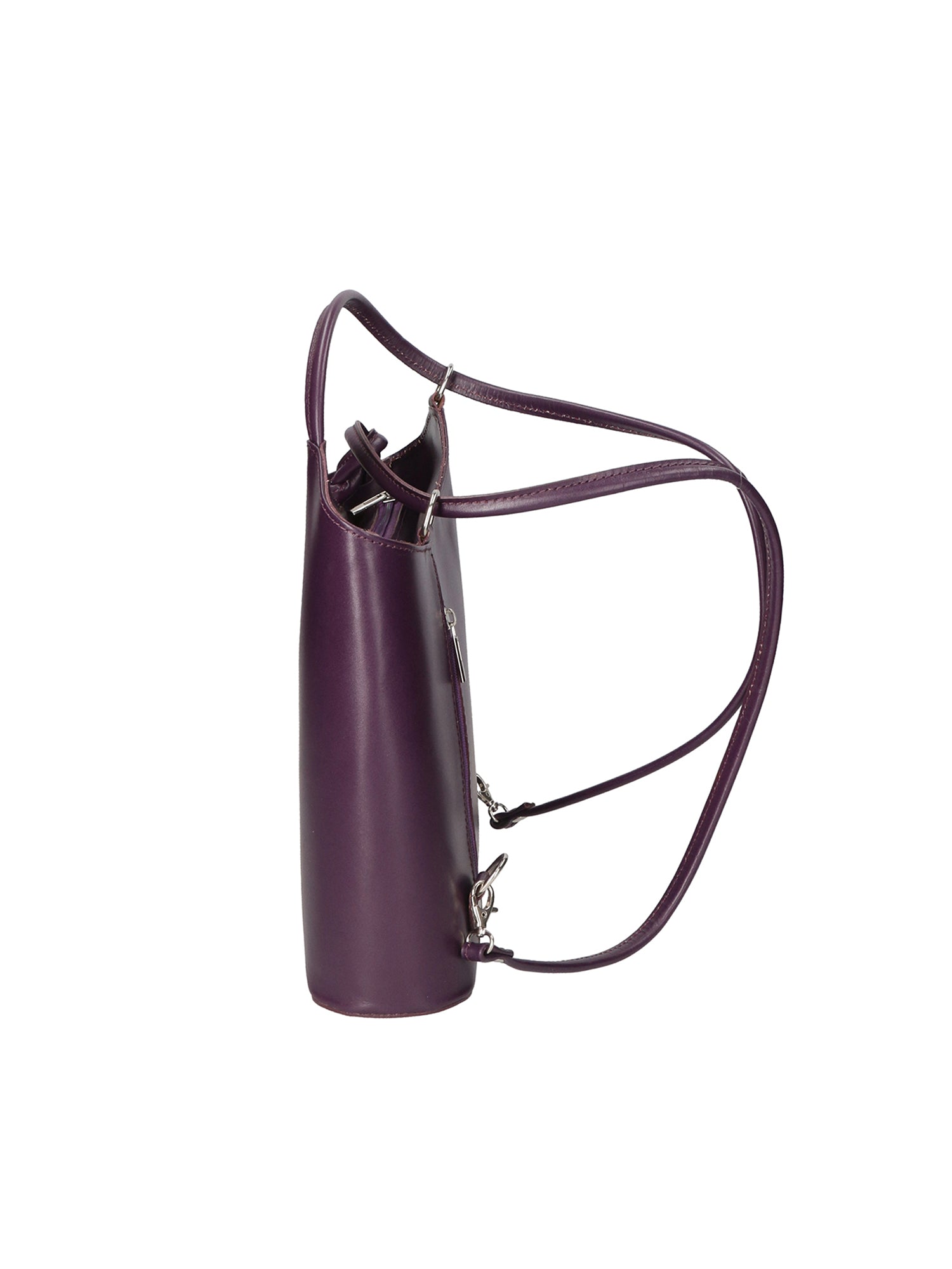 Fabiola Borsa a spalla da donna 100% pelle 9039-VIOLA PURPLE Chiara Ferretti
