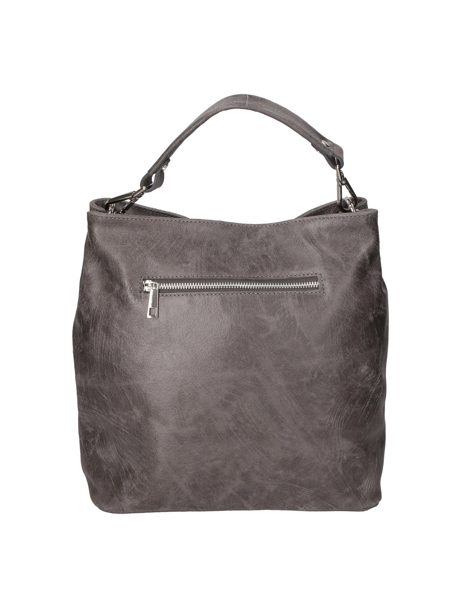 Elisabetta Borsa a mano da donna Vera pelle 80054-018 GRIGIO MEDIO Chiara Ferretti