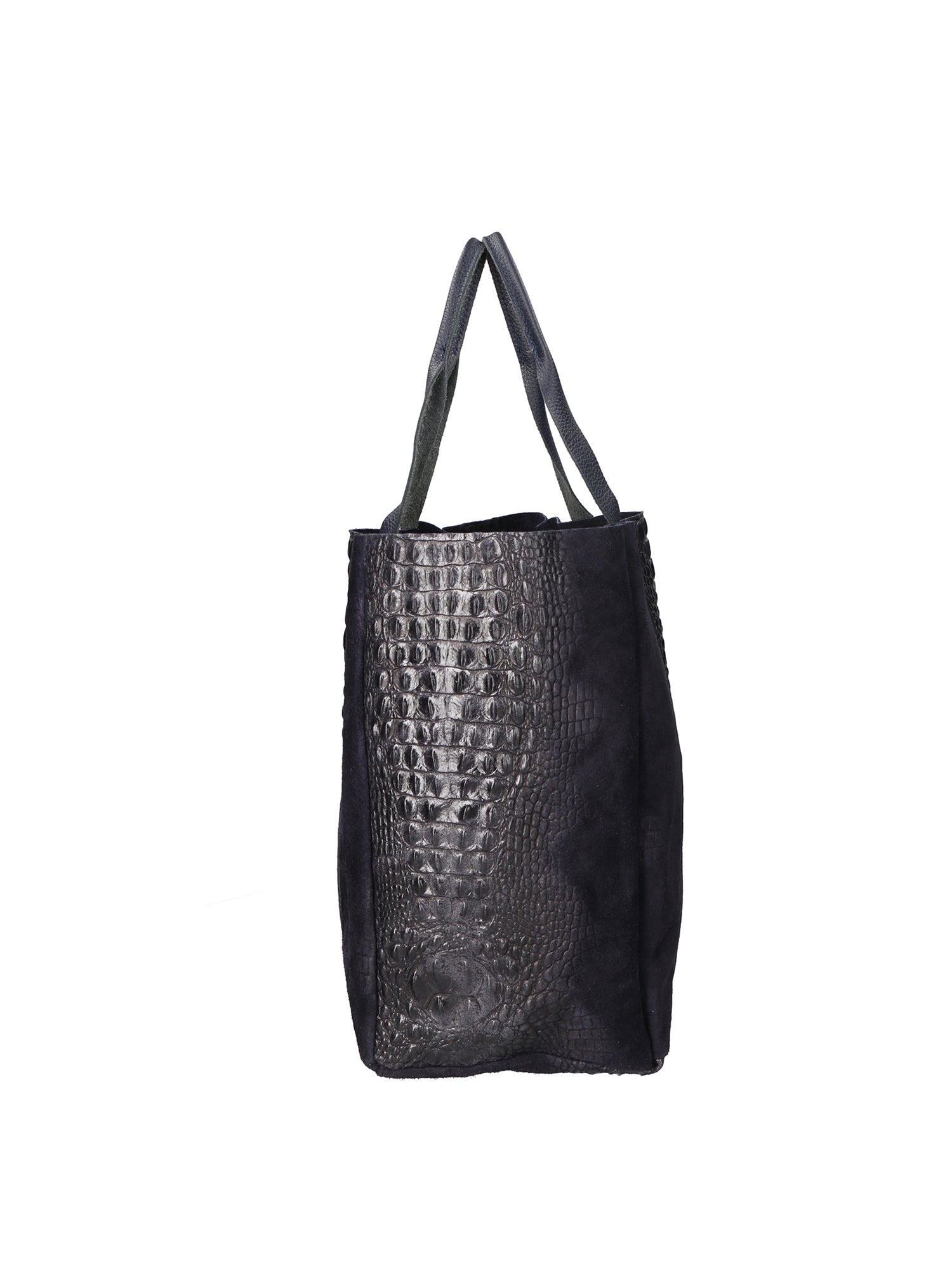 Edith Borsa Shopper da donna Vera pelle 80043-012 BLU JEANS Chiara Ferretti