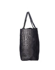 Edith Borsa Shopper da donna Vera pelle 80043-012 BLU JEANS Chiara Ferretti