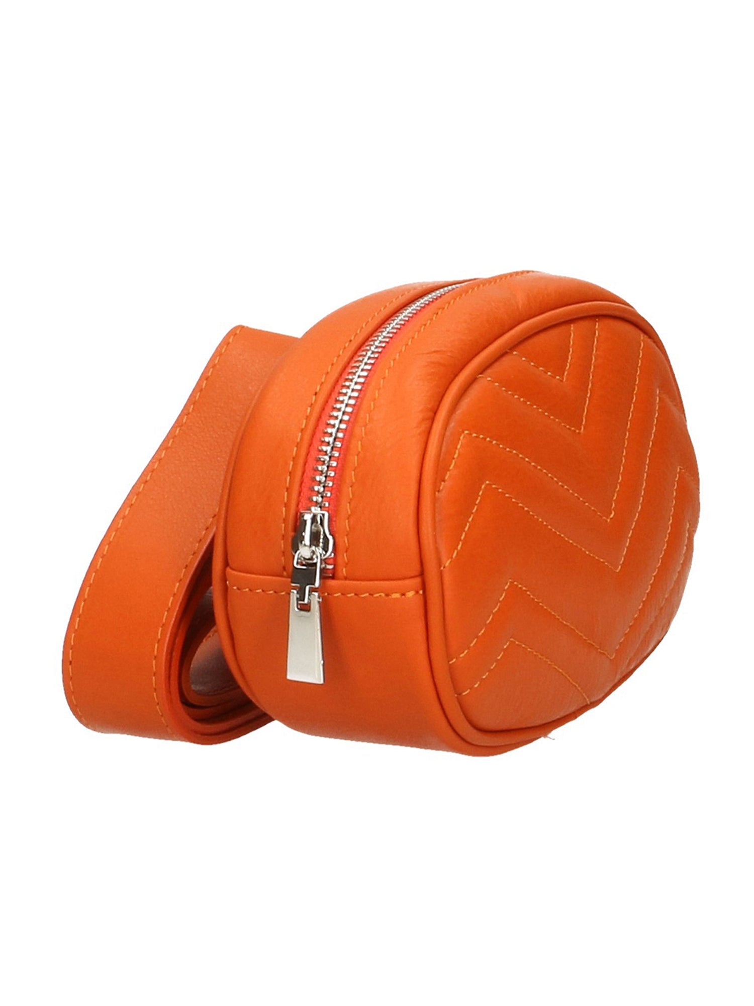 Lysianna 1659-ARANCIO ORANGE Marsupio da donna in vera pelle Chiara Ferretti