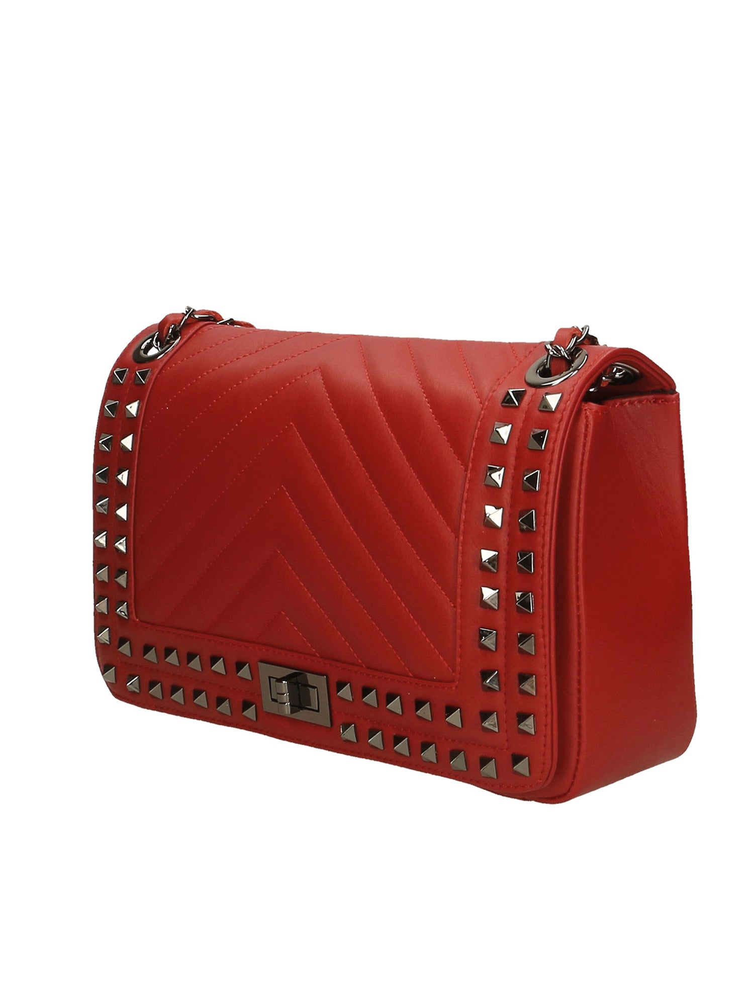 Bologna Borsa a spalla da donna Vera pelle 6590-ROSSO RED Chiara Ferretti