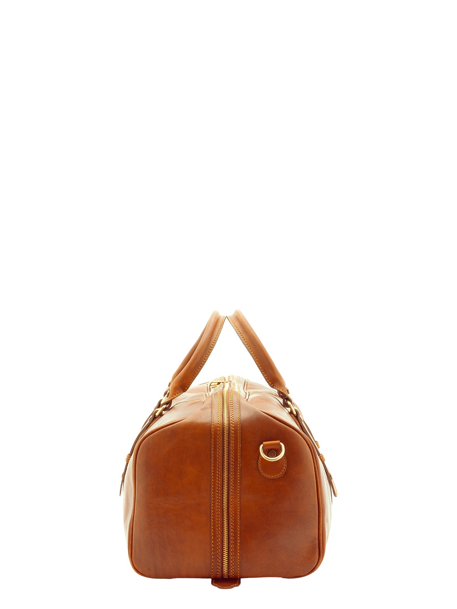 Borsa da viaggio unisex in vera pelle 100% cotone 4514-MIELE Alessia Firenze
