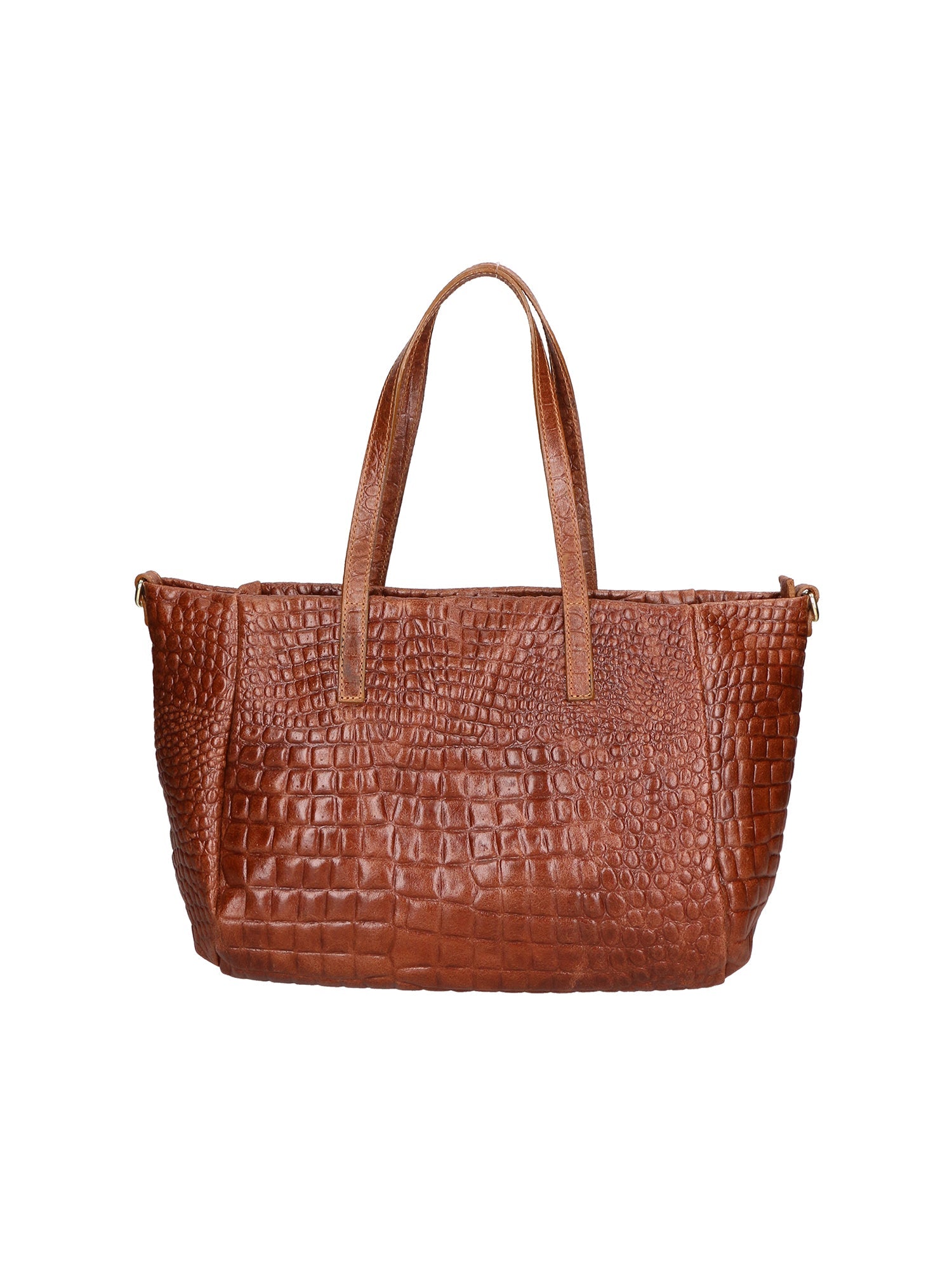 Lorella Borsa a spalla da donna Vera pelle croco 06499-040 MARMO SCURO Chiara Ferretti