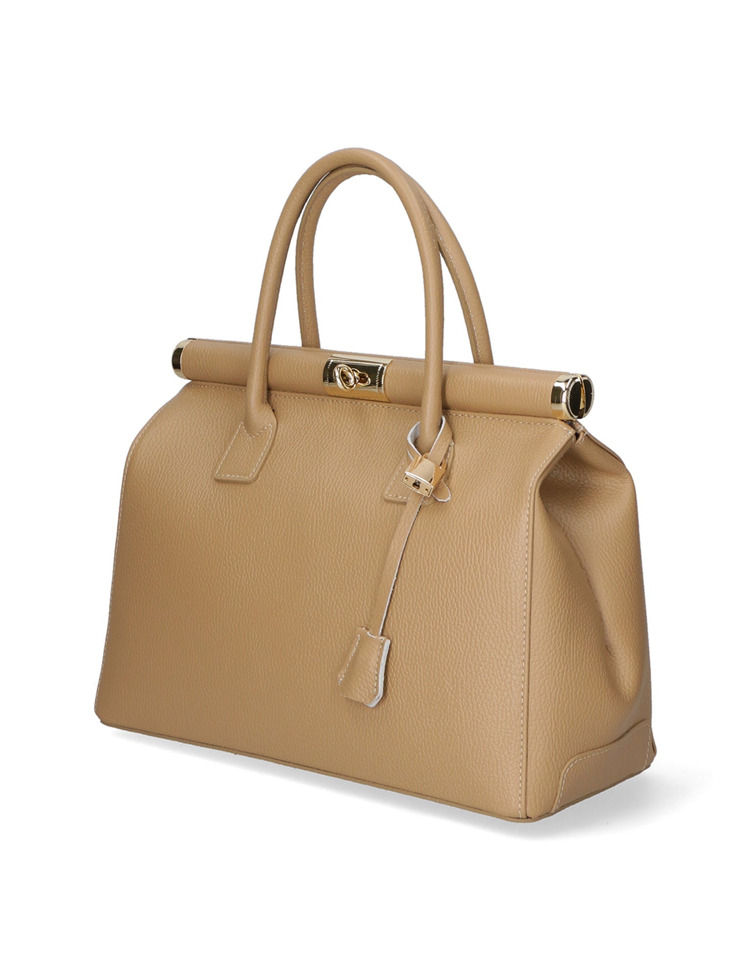 Aleria Borsa a mano da donna Vera pelle 8005-D81 SABBIA Chiara Ferretti