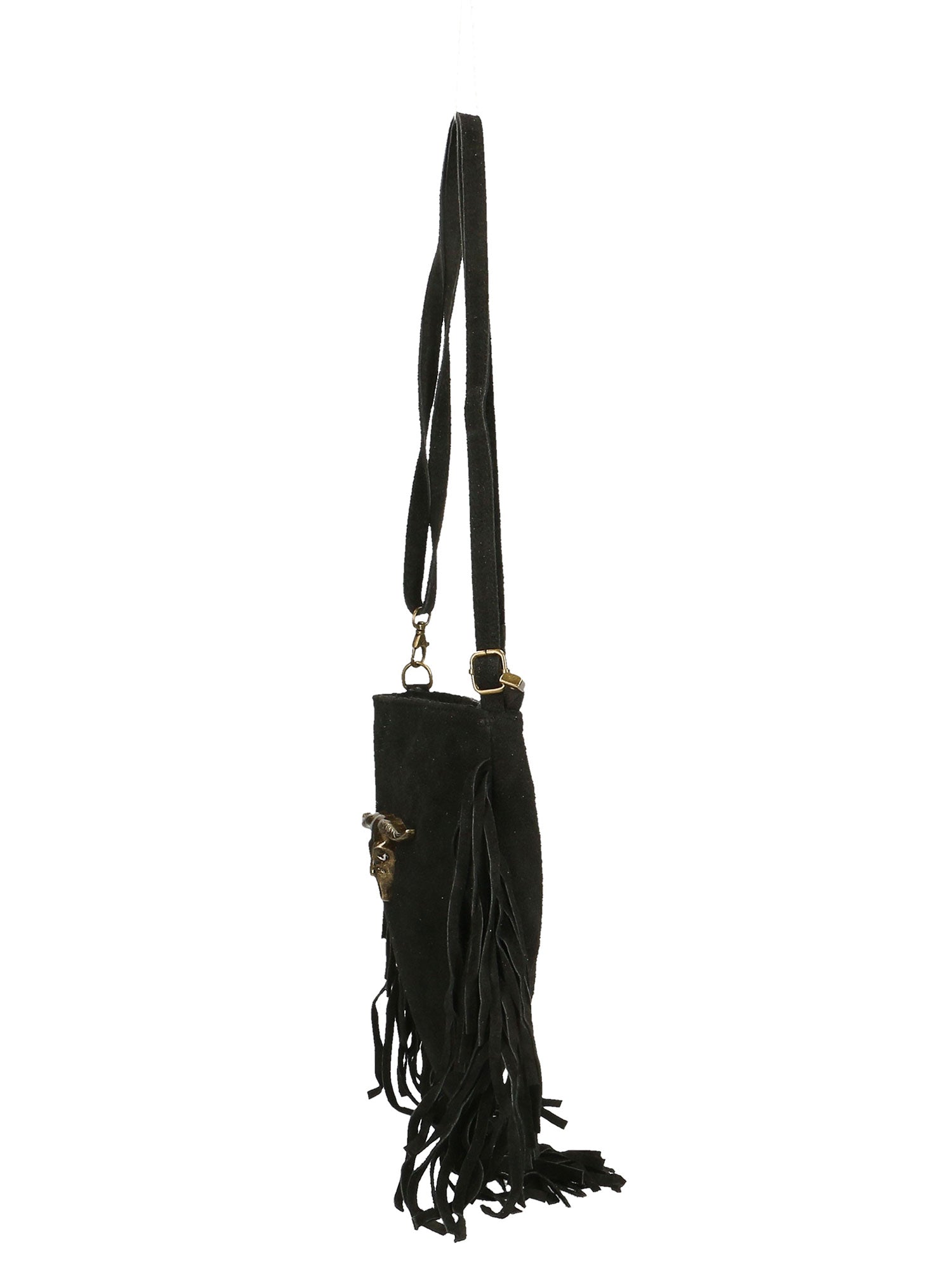 Solana Borsa a tracolla da donna Vera pelle 1518-NERO Chiara Ferretti
