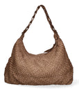 Asteria Borsa a spalla da donna Vera pelle 7799-TAUPE Chiara Ferretti