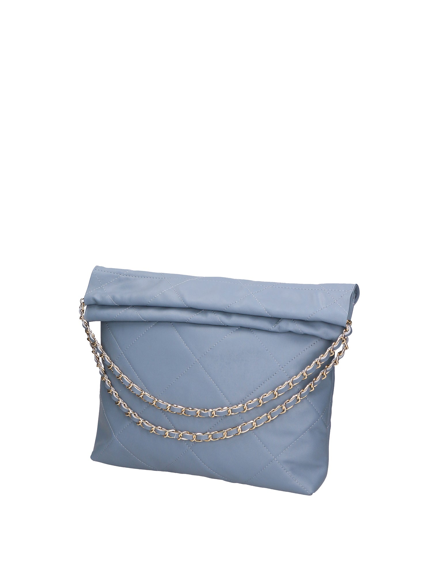 Violante Borsa a spalla donna Vera pelle 06897-S41 CELESTE SCURO Chiara Ferretti