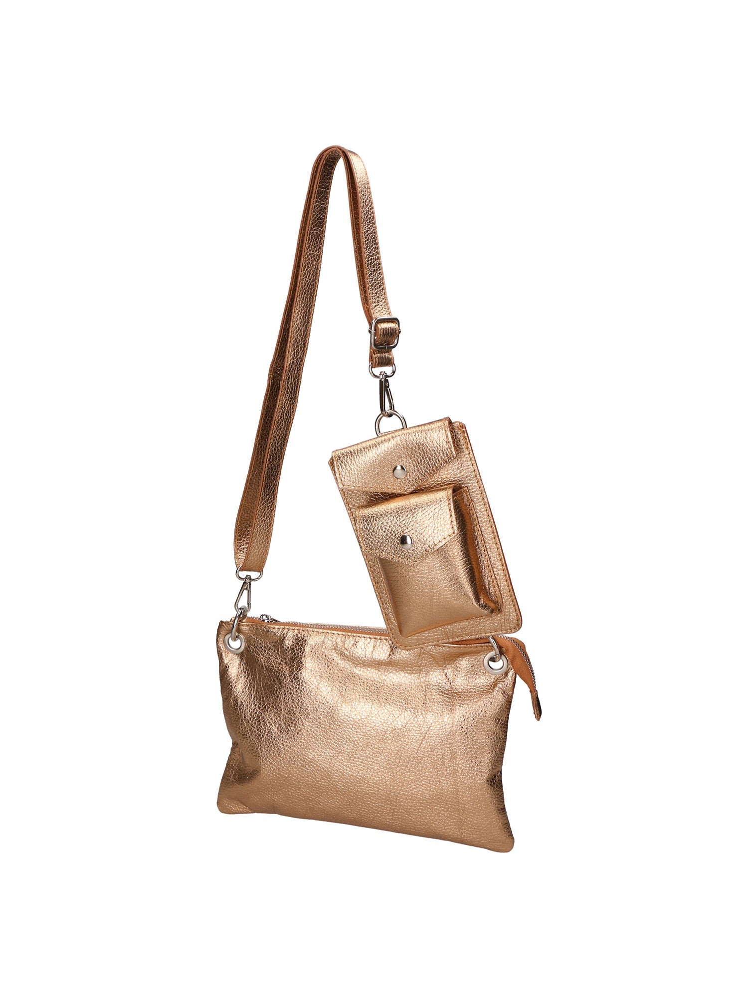 Ifigenia Borsa a tracolla da donna Vera pelle 05932-DL7 ORO ANTICO Chiara Ferretti