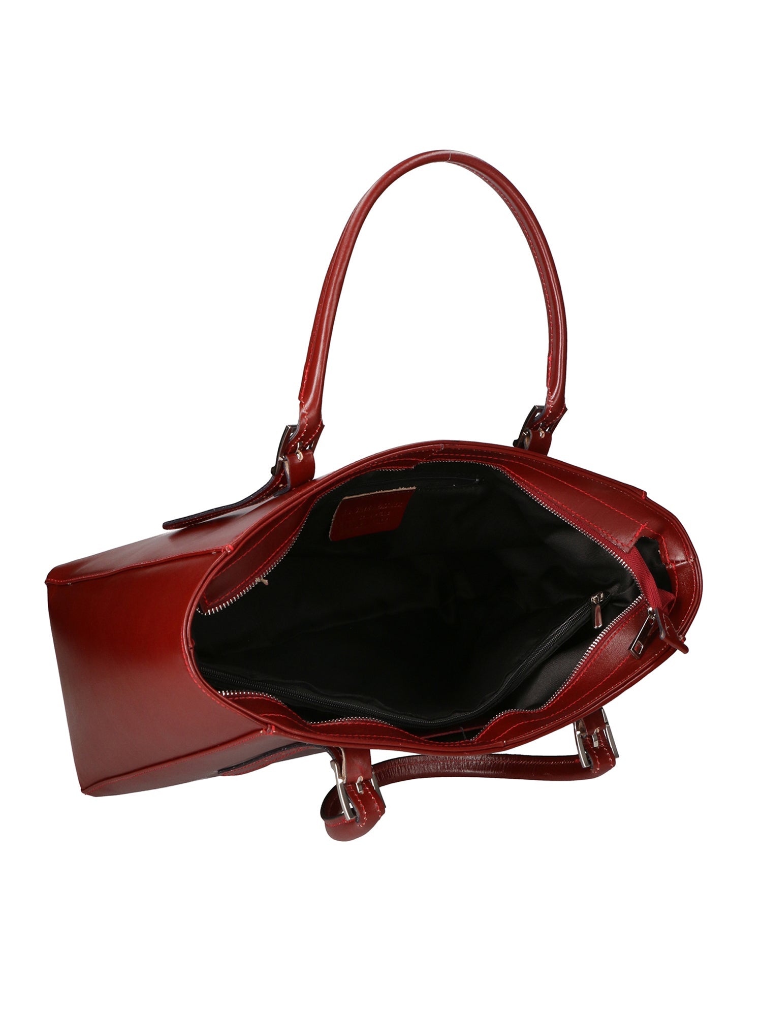 Fortunata Borsa a mano da donna Vera pelle 9119-ROSSO RED Chiara Ferretti