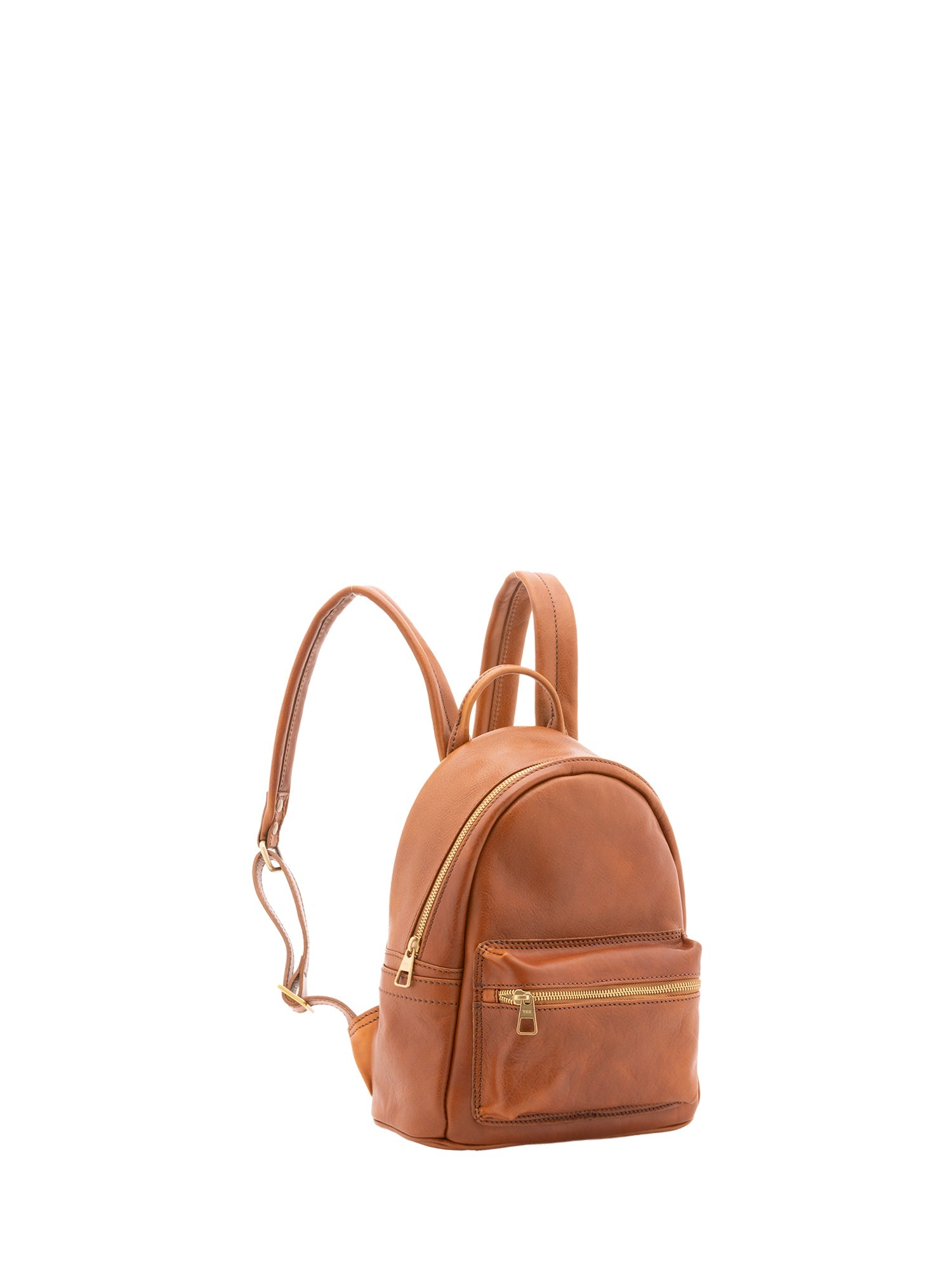 Zaino unisex in vera pelle 100% cotone 4460-MIELE Alessia Firenze