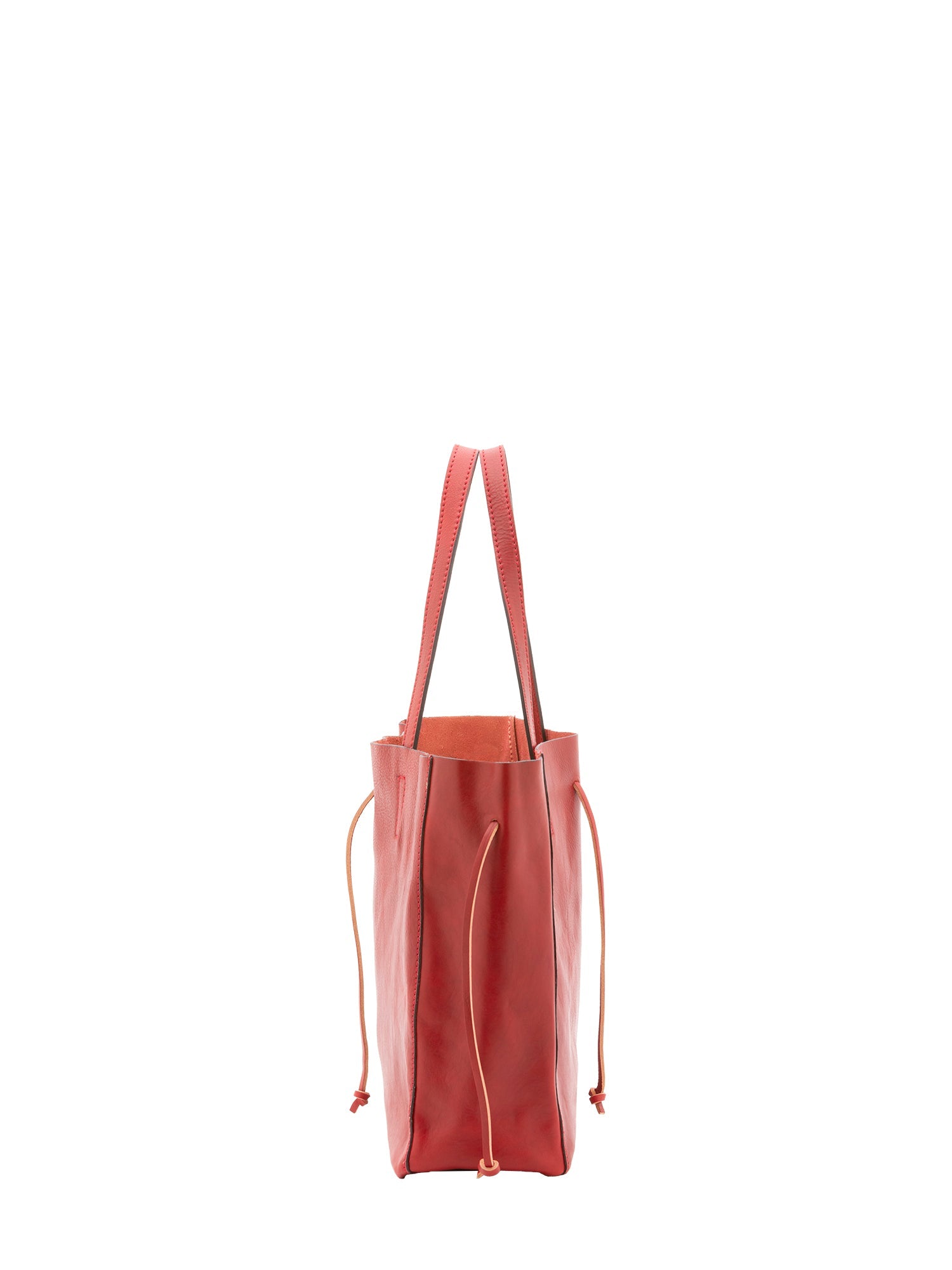 Borsa a mano unisex vera pelle Made in Italy 4611-ROSSO Alessia Firenze