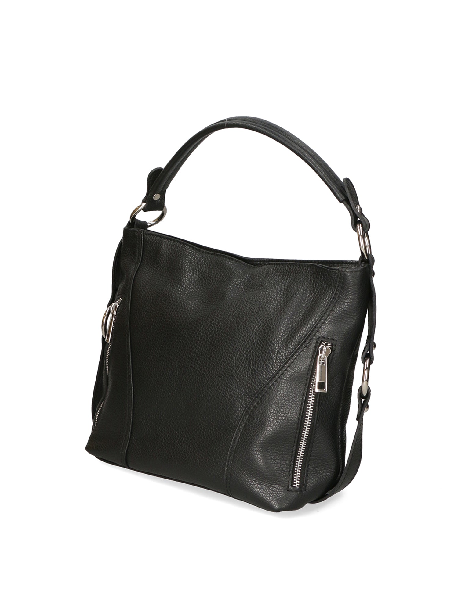 Emmy Borsa a mano da donna Vera pelle 80068-D28 NERO BLACK Chiara Ferretti