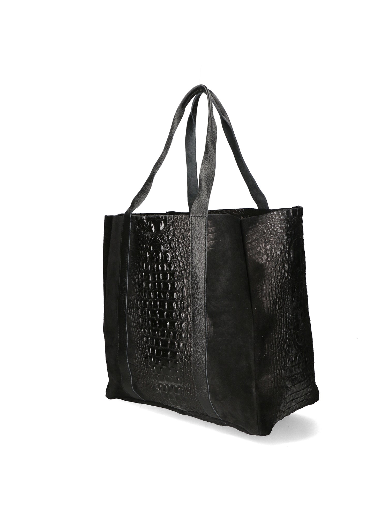 Edith Borsa Shopper da donna Vera pelle 80043-019 NERO Chiara Ferretti