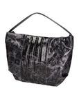Vanda Damen-Schultertasche aus echtem Leder, hergestellt in Italien, 30 x 40 x 5 cm