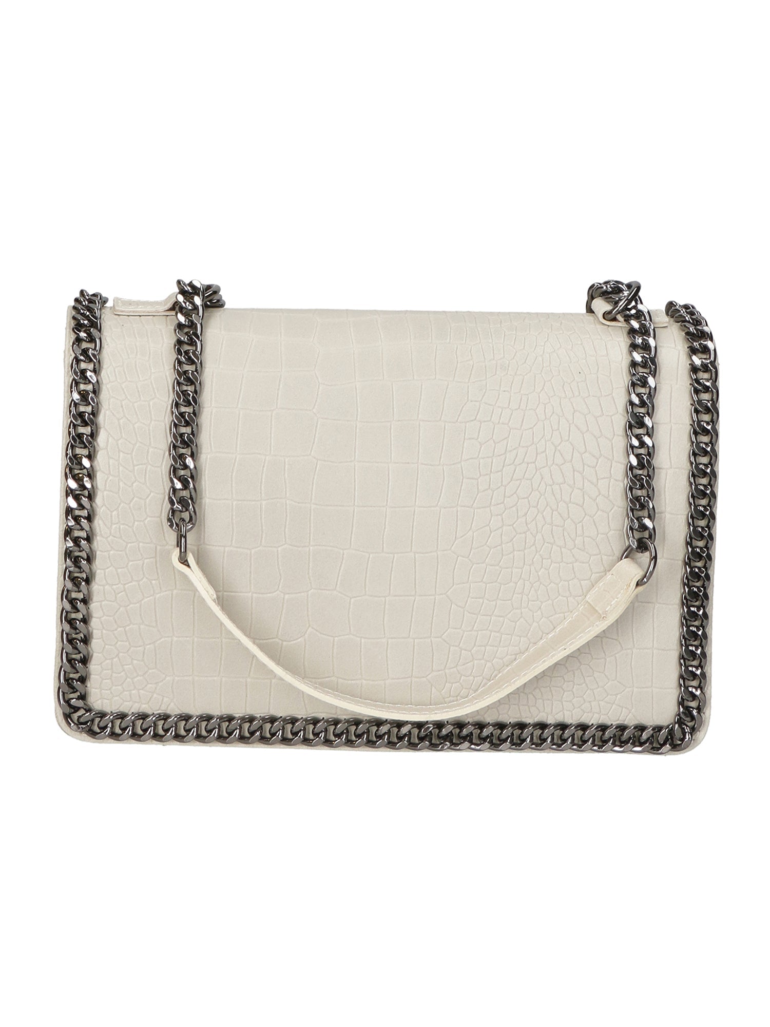 Crystalline Borsa a tracolla da donna Vera pelle 80066-BEIGE Chiara Ferretti