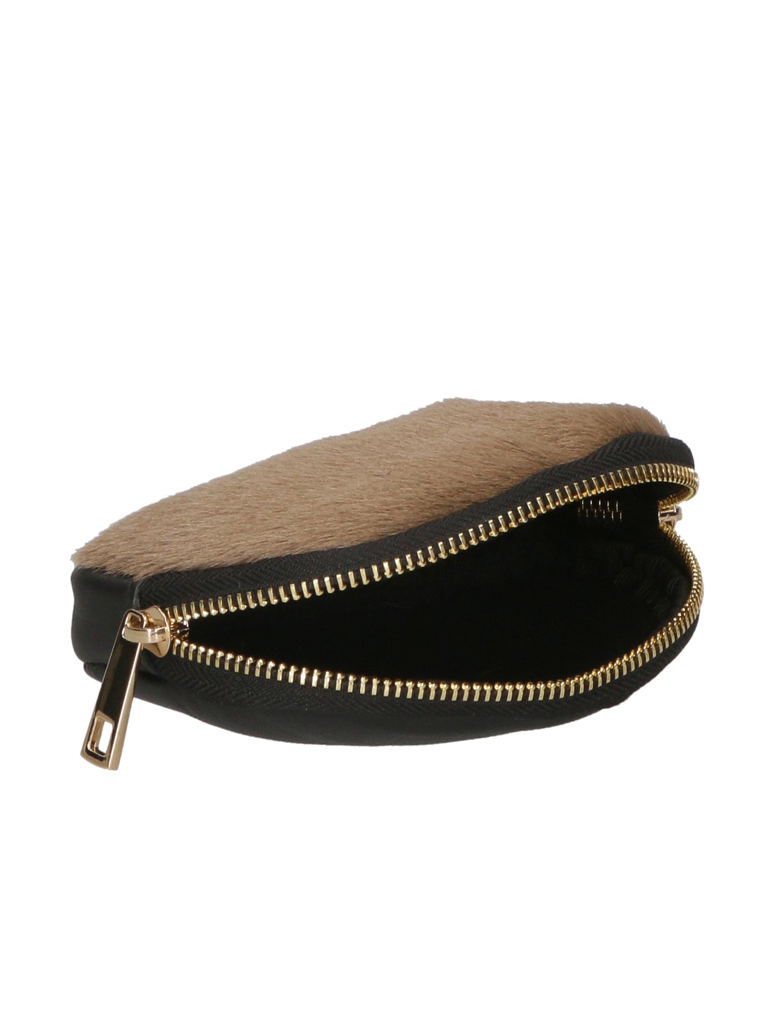 Rachele Pochette donna vera pelle Zip 02535-TAUPE Chiara Ferretti