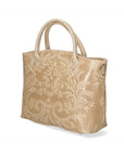 Borsa a mano da Donna Enza in Vera Pelle Made in Italy 27x32x13 cm