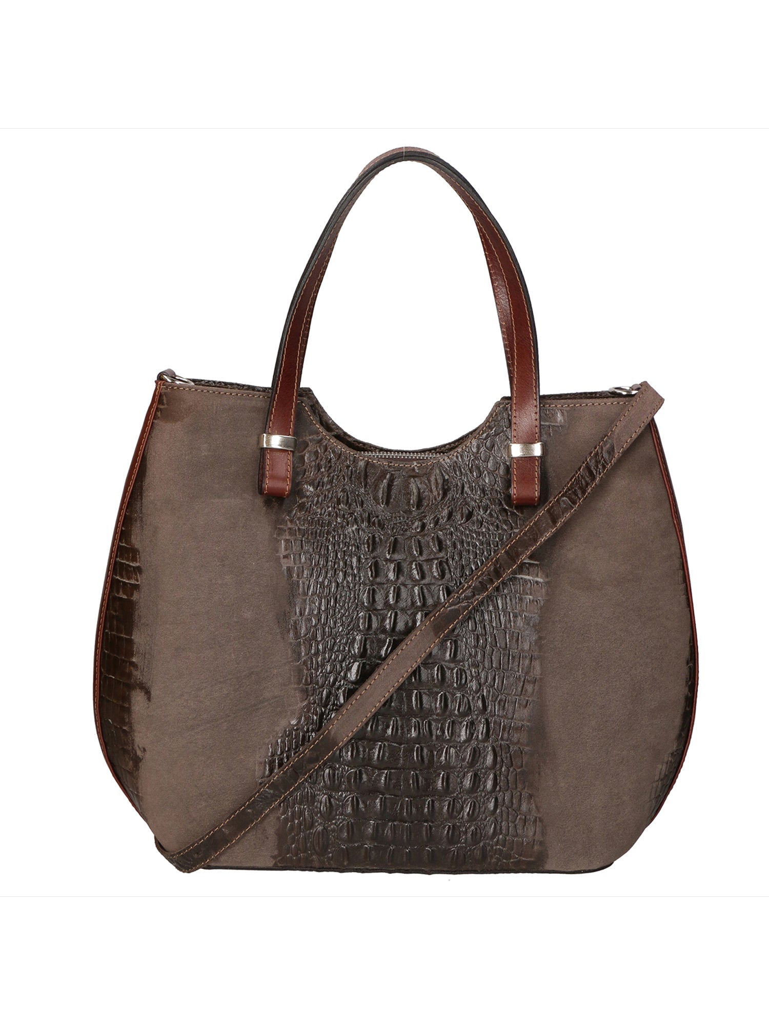 Elda Borsa a mano da donna Vera pelle croco 80046 1-T.MORO Chiara Ferretti