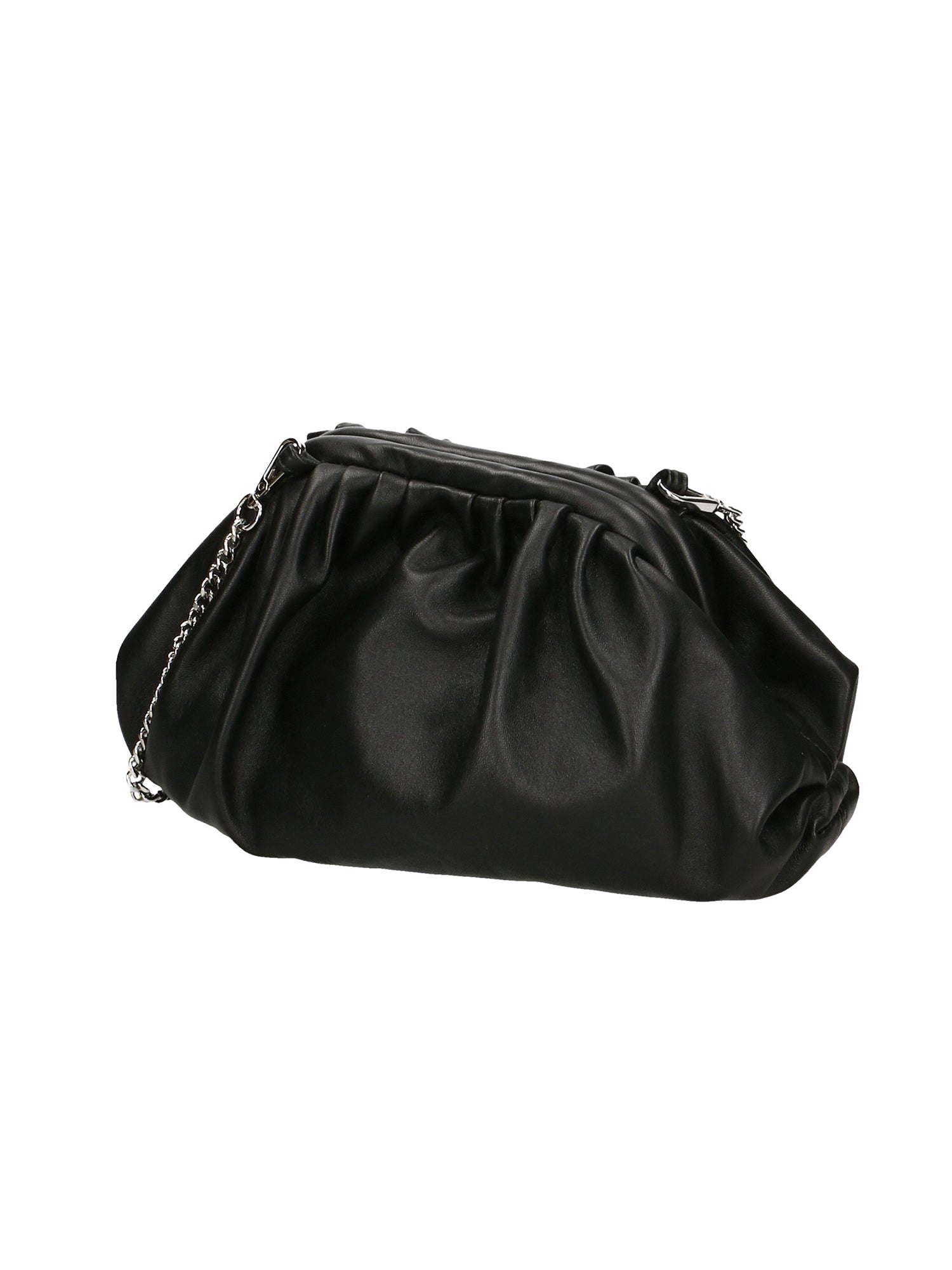 Quinta Borsa a tracolla donna Vera pelle 01448-D28 NERO BLACK Chiara Ferretti