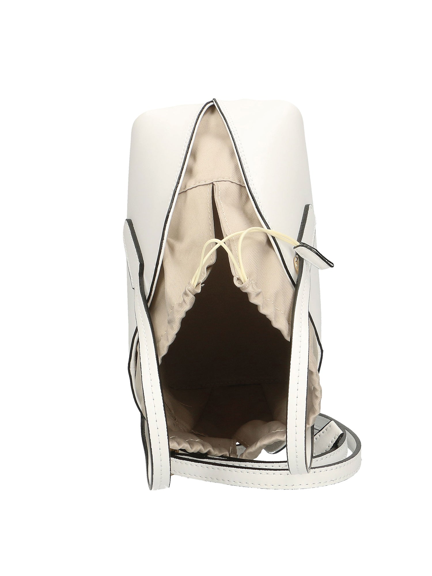 Renza Borsa a mano da donna Vera pelle 8672-BIANCO WHITE Chiara Ferretti