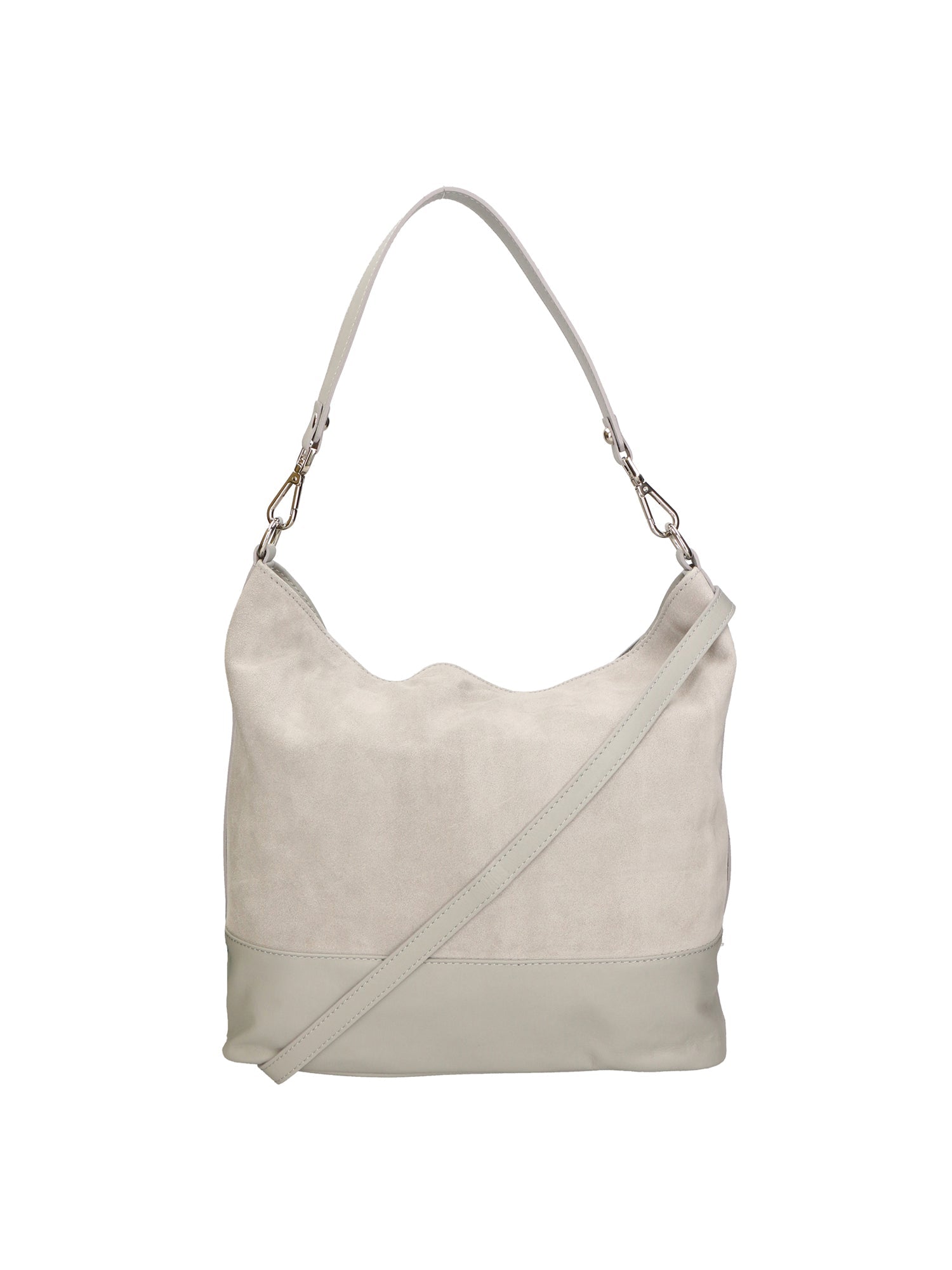 Graziana Borsa a spalla da donna Vera pelle 05960-21 GRIGIO 86 GRIGIO Chiara Ferretti