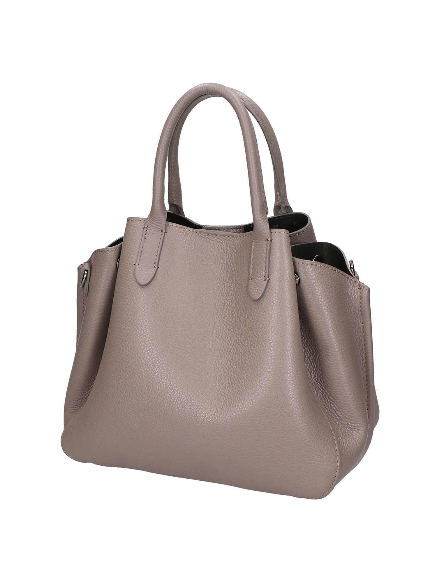 Vincenza Borsa a mano da donna Vera pelle 06898-D77 GRIGIO Chiara Ferretti