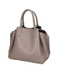 Vincenza Borsa a mano da donna Vera pelle 06898-D77 GRIGIO Chiara Ferretti
