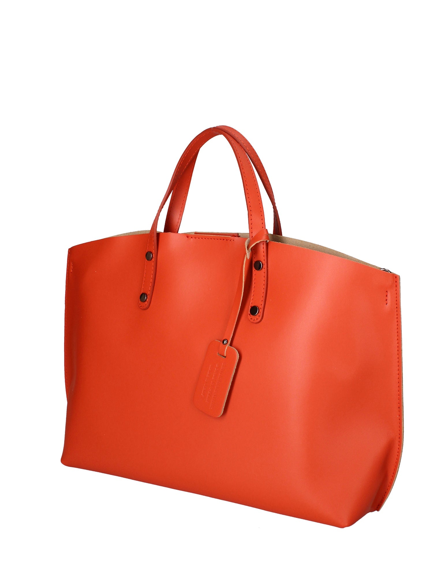Lumena Borsa a mano da donna Vera pelle 2094-L311 MATTONE Chiara Ferretti